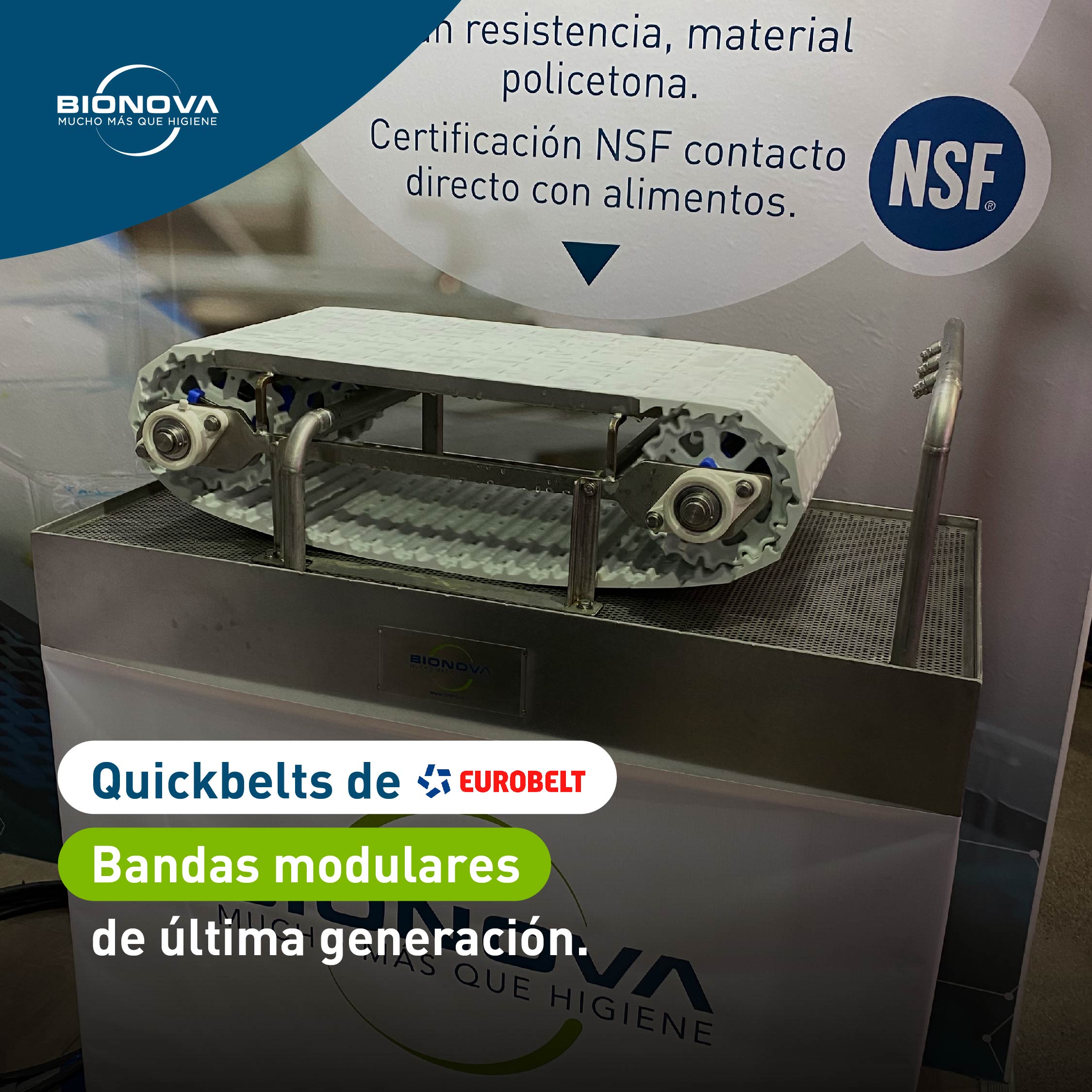 Bionova lanza Quickbelt de la mano de su socio estratégico Eurobelt